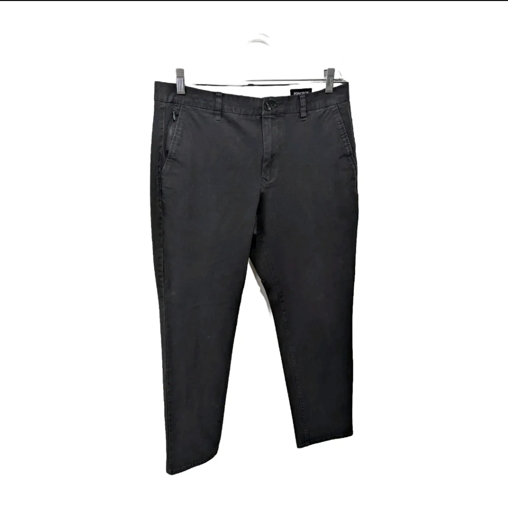 Bonobos Slim Straight Leg Pants 33x32 Gray Weekend Casual Chino - Picture 1 of 11